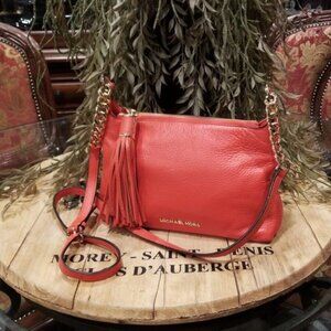 Michael Kors Weston Leather Crossbody Purse